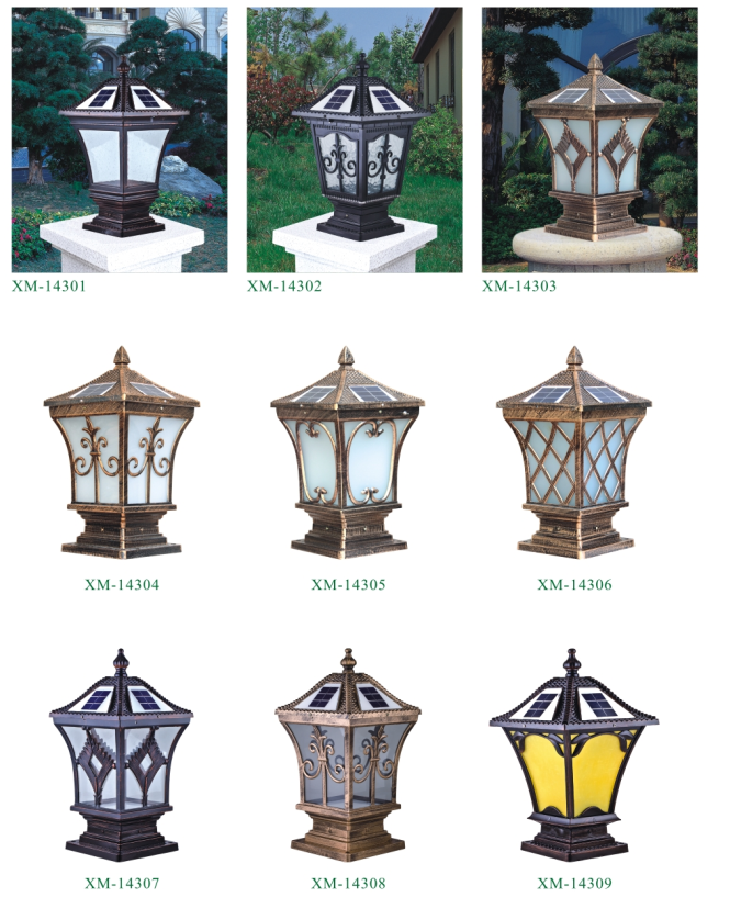 太陽能柱頭燈 太陽能柱頭燈