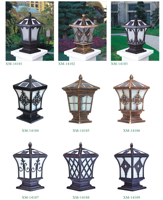 太陽能柱頭燈 太陽能柱頭燈